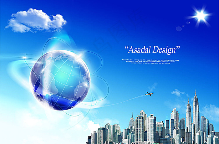 科技展板背景素材