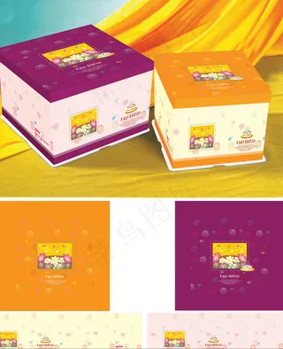 蛋糕包装盒设计