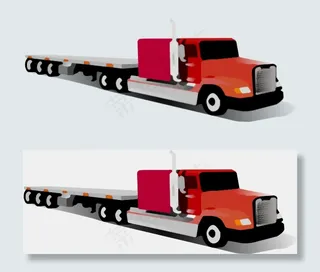 集装箱卡车的剪辑艺术