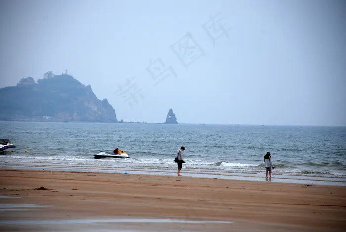 石老人海水浴场图片