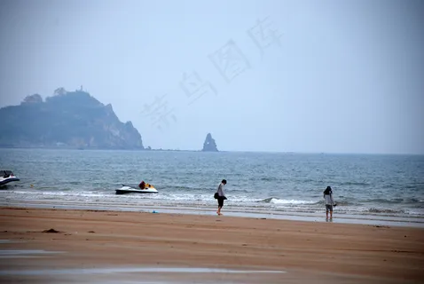石老人海水浴场图片 石老人海水浴场图片