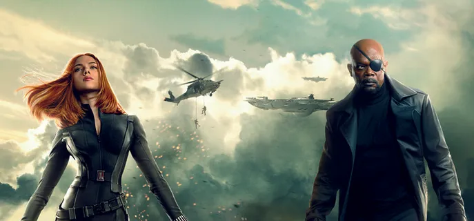 美国队长2人物海报图片