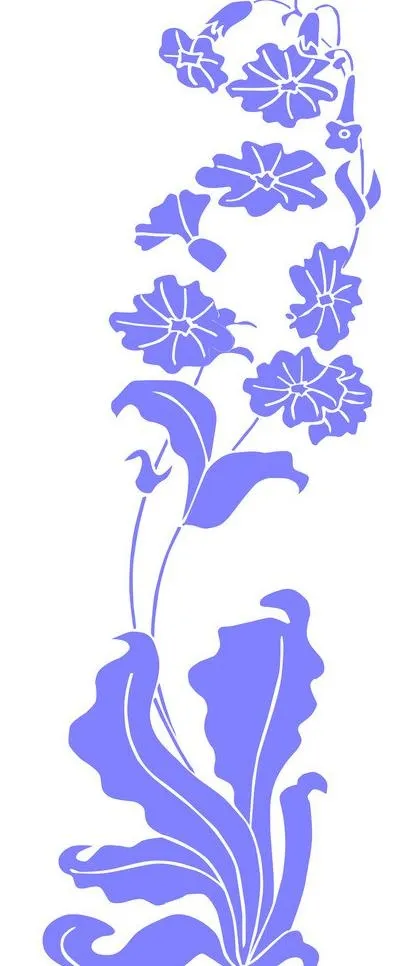 移门 牵牛花