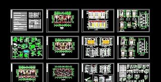 坡屋顶砖混结构房屋设计图