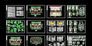 坡屋顶砖混结构房屋设计图