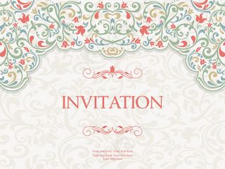 婚礼请柬封面模板下载