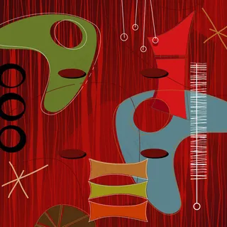 矢量潮流抽象图案个性设计