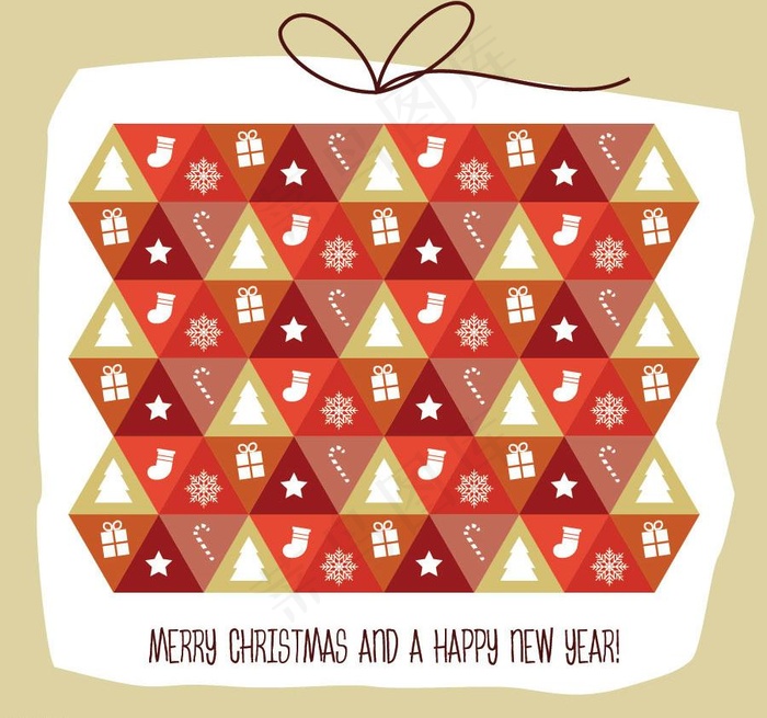 圣诞元素矢量素材图片