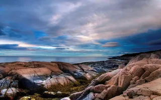 海景 大海图片 岩石 蓝天白云