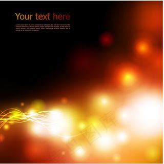 绚丽光斑幻影光效背景矢量素材