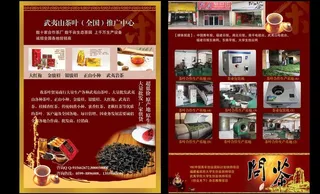 茶叶dm单图片