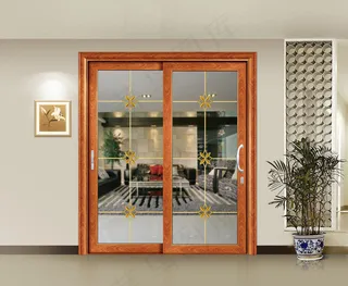 美国黄花梨推拉门室内效果图