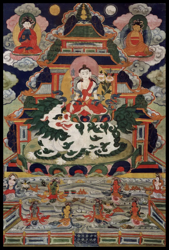 阿摩提观音（狮吼观音图片