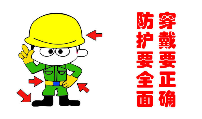 穿戴要正确cdr矢量模版下载
