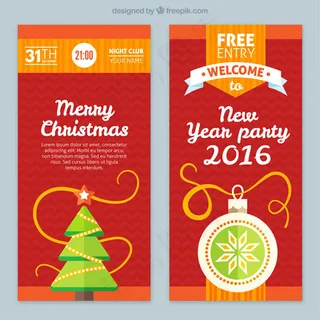 圣诞节矢量海报设计eps素材下载