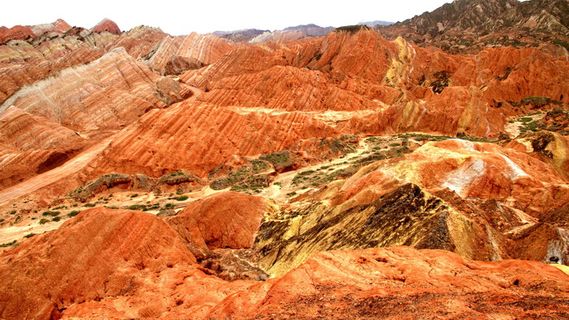 张掖丹霞地质公园图片