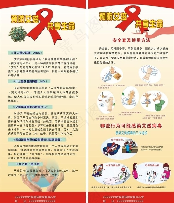 预防艾滋共享生命图片