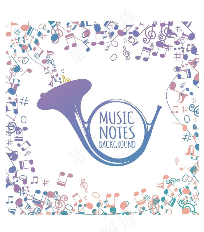 音乐海报背景素材