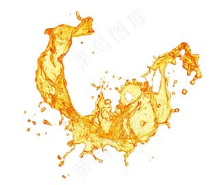 水  果汁   水滴