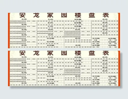 房地产公司楼盘表图片