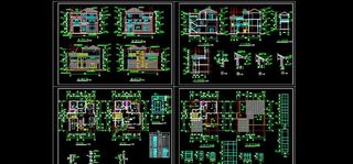 三层别墅施工图