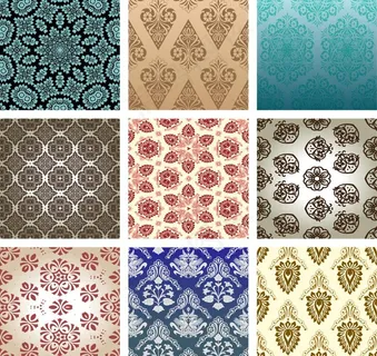 欧式花纹背景图片