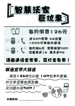 中国联通海报