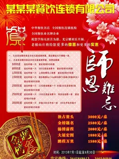 某饭店感恩宴升学宴图片