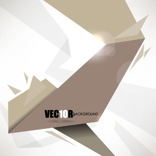 折纸背景01—矢量素材