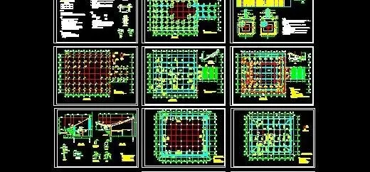 寺庙框架结构施工图