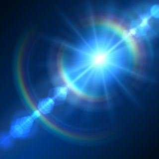 蓝色梦幻背景矢量素材