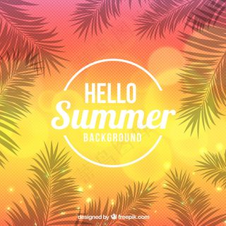 黄色背景矢量图