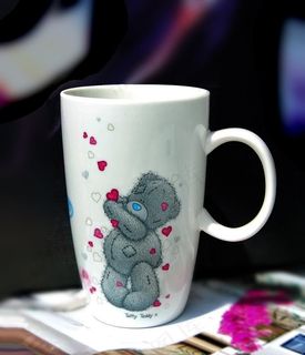 小熊马克杯图片