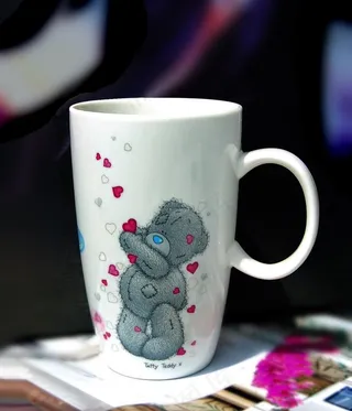 小熊马克杯图片