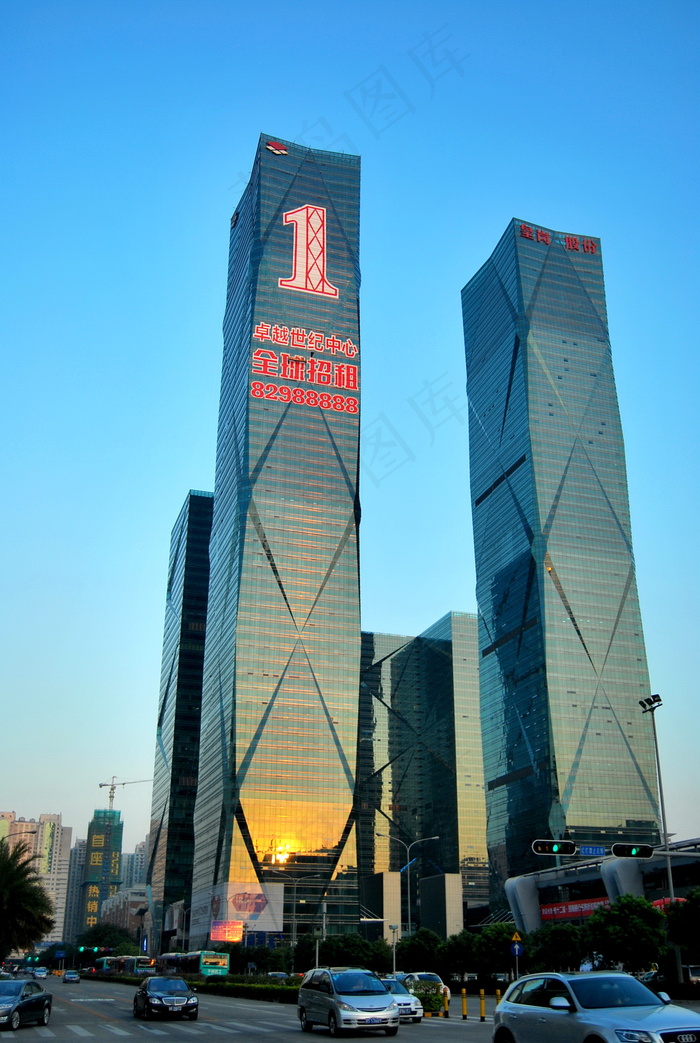 深圳卓越大厦双子座图片