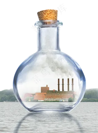 创意精品雾霾主题环境日PNG模板