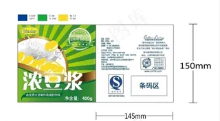 豆浆 豆奶 包装设计图片