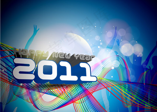 2011字体设计矢量图4eps,ai矢量模版下载