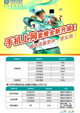 移动流量包海报图片