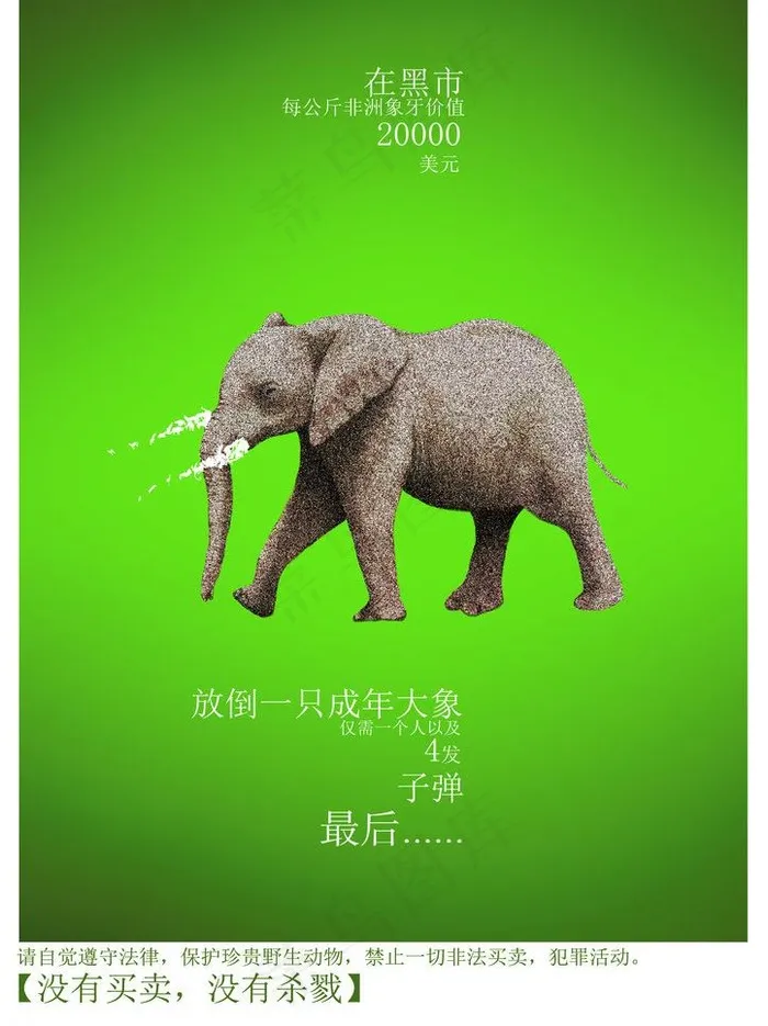 保护动物图片(7016X9933(DPI:300))psd模版下载