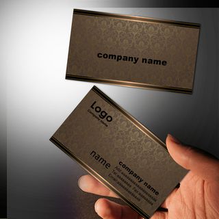 高档奢华 精致个性名片PSD模版下...