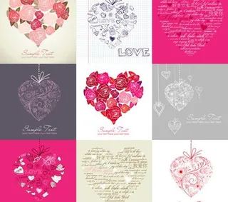 浪漫七夕情人节矢量素材