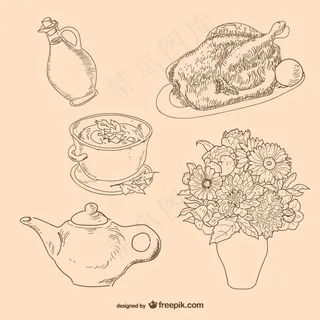 食物和鲜花 食物和鲜花
