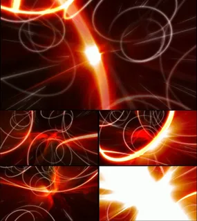 (MOV)梦幻的黄色炫光线条视频素... (MOV)梦幻的黄色炫光线条视频素...