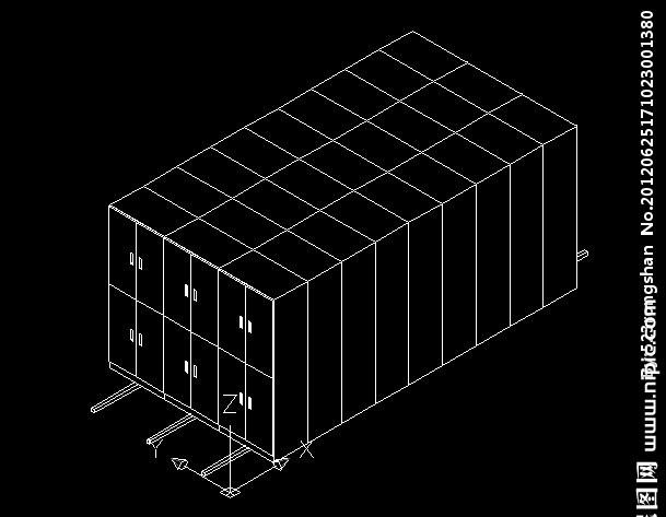 资料室档案室设计 密集架