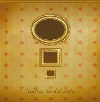 相框室内设计矢量图片