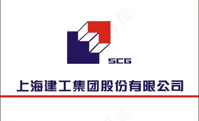 上海建工logo标志图片cdr矢量模版下载