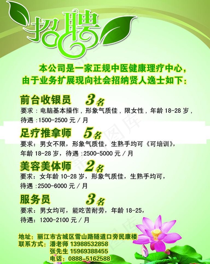招聘海报图片psd模版下载