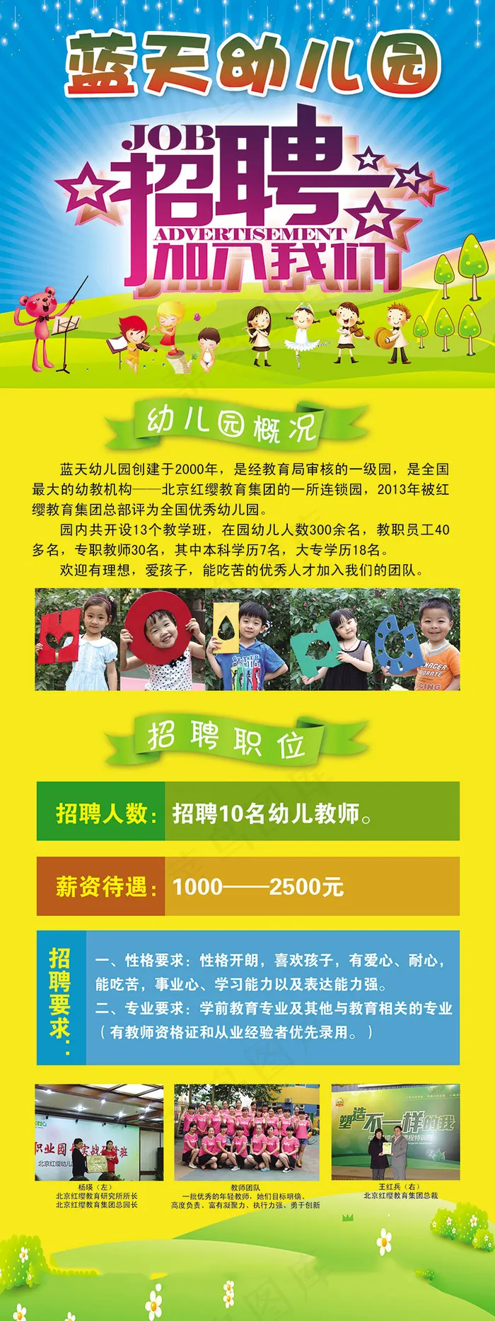 招聘展架psd模版下载