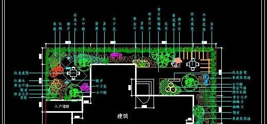 庭院景观绿化设计平面图